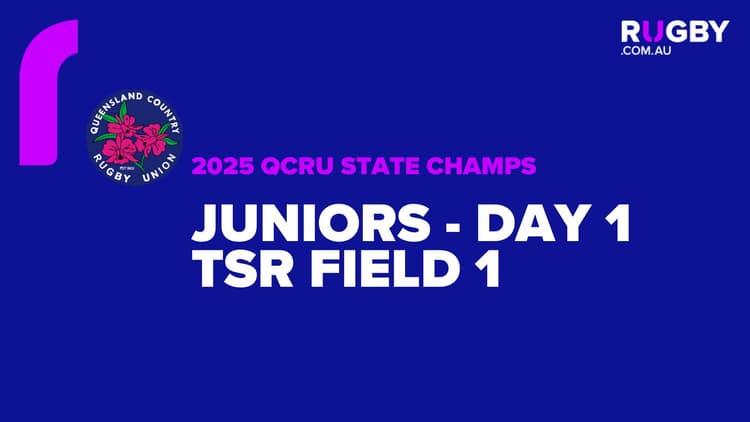 Day 1 - QCRU Junior State Champs - TSR Field 1