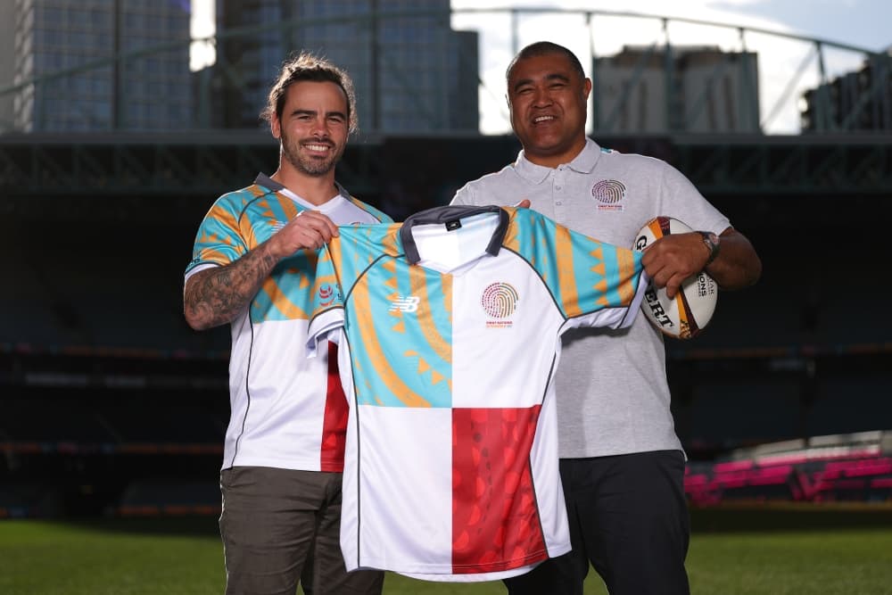 Andy Muirhead is among the players named for the First Nations Pasifika Invitational XV, with legend Kurtley Beale in doubt with a hamstring injury. Photo: Getty Images