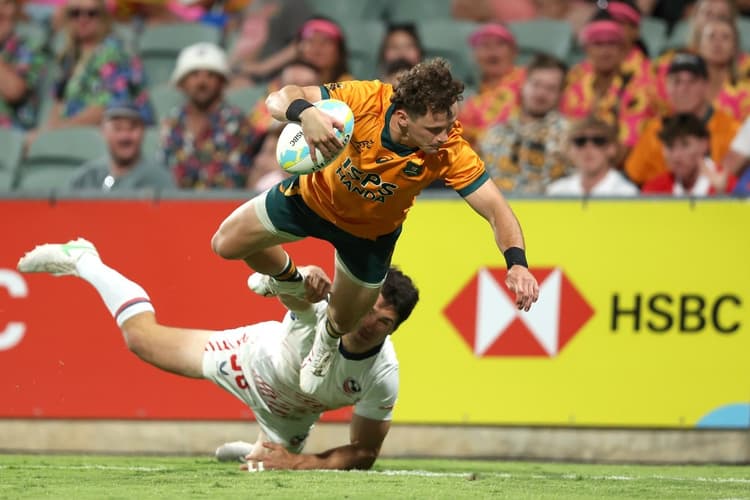 Henry Palmer (pictured) is among the World Series-capped Australians named for this week's Coral Coast 7s.