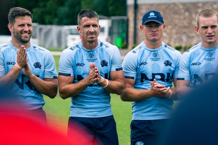 Fighting Spirit: (Left to Right) David Porecki, captain Jake Gordon, Tane Edmed and Max Jorgensen