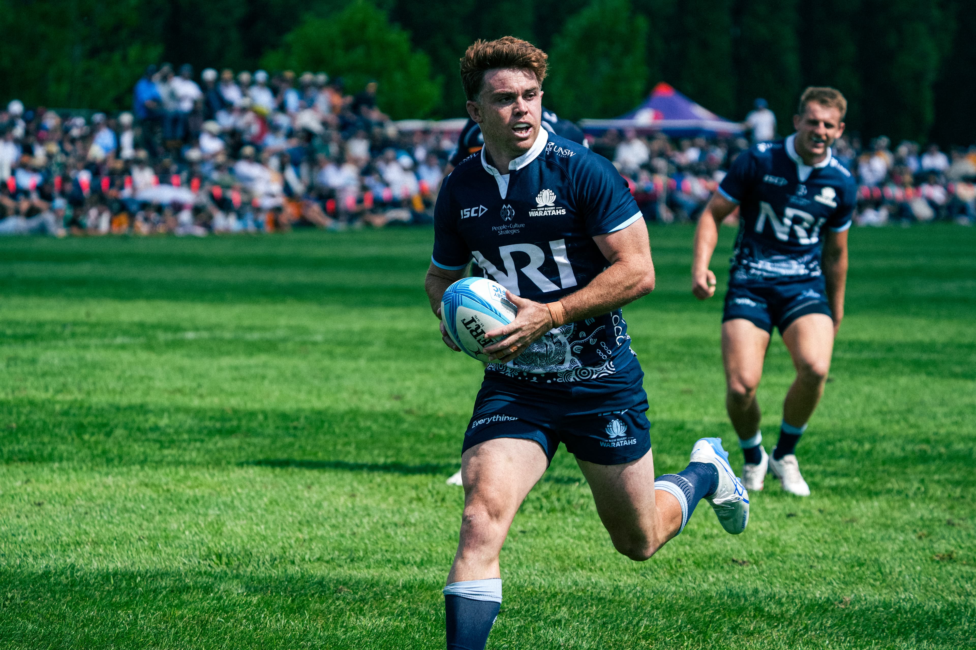 Try: Winger Andrew Kellaway scored on of six five pointers by the NSW Waratahs