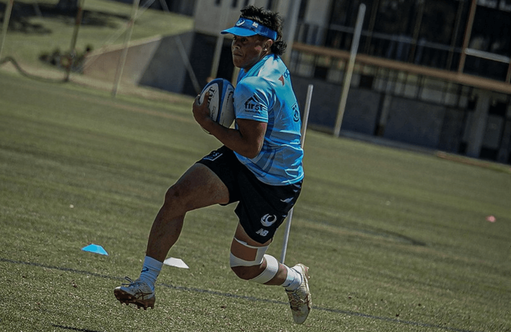 Boston Fakafanua in action during the Western Force's pre-season. Source: Western Force Media