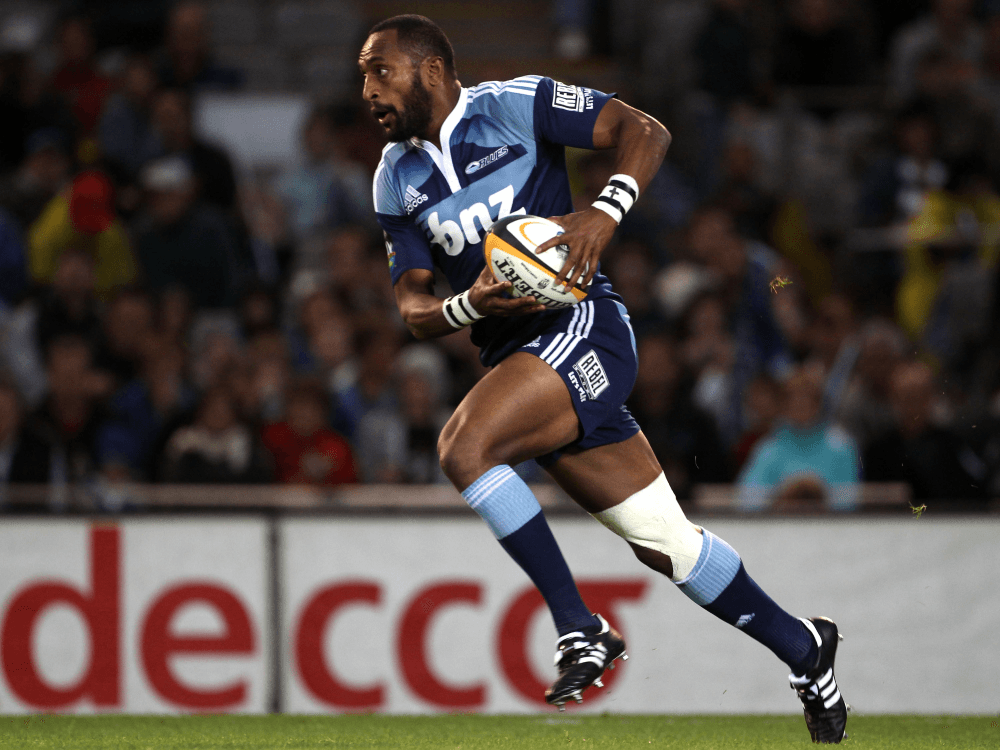 Joe Rokocoko in action for the Blues in 2010. Source: Getty