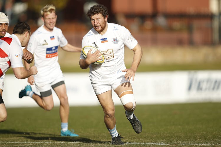 Riley Turner of the Queanbeyan Whites during Round 9, photo by Greg Collis - @cbrsportsphototgraphy.