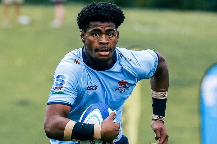 Samuela Sorovi in action for the NSW Waratahs during Round Four of the 2024 Super Rugby U16s. Picture: Kaz Watson / NSW Waratahs