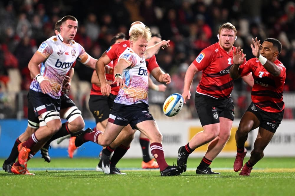 The Queensland Reds face the Crusaders in Christchurch. Photo: Getty Images