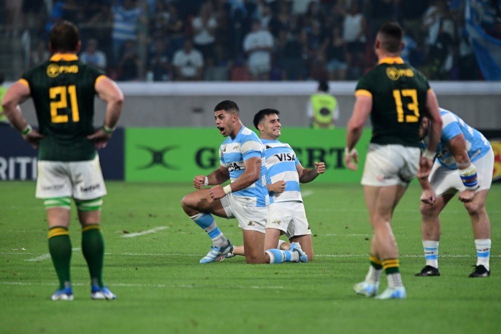 Argentina have taken down South Africa in a thriller. Photo: Getty Images