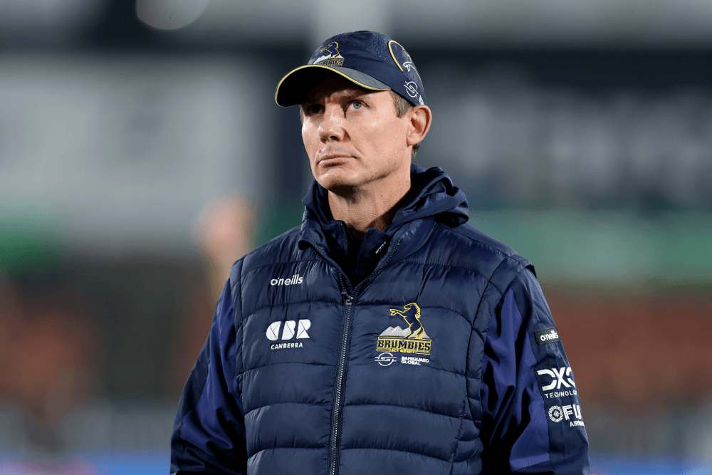 Stephen Larkham is set to face the Lions without eight of his key Wallabies. Source: Getty