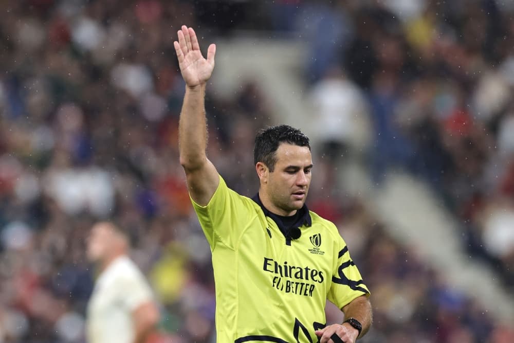 Ben O'Keeffe will referee the opening Lions Test. Photo: Getty Images