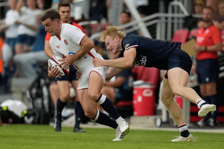 George Ford insisted on Friday that England won't lack self-belief when they go in search of a rare win over New Zealand. Photo: Getty Images
