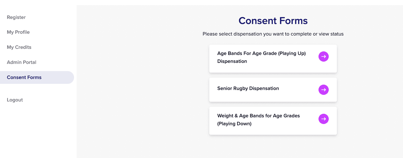 consent forms