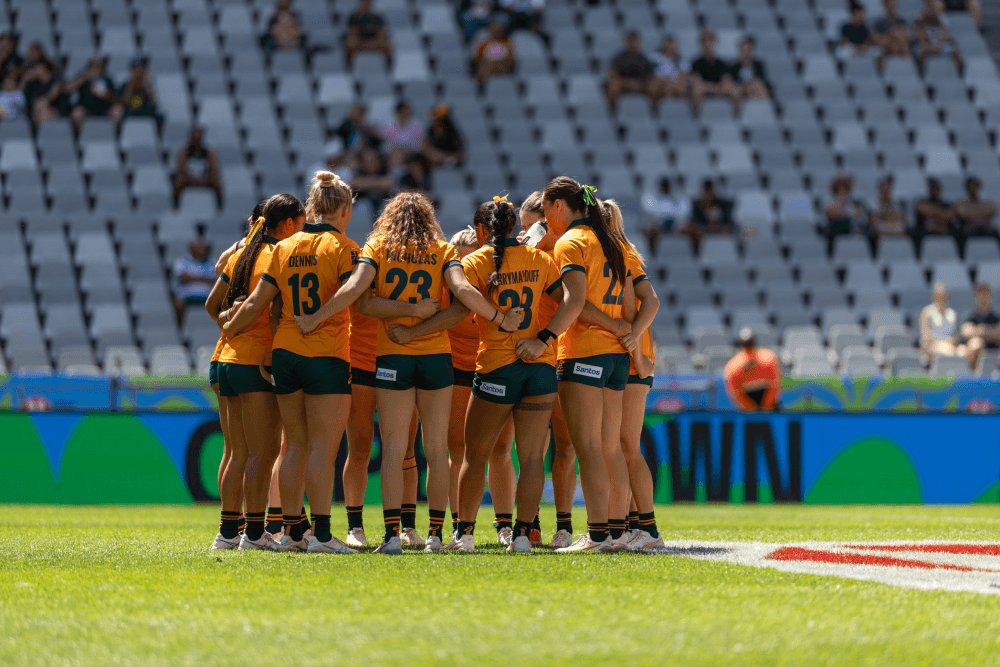 The Australian Women's Sevens have claimed their second Cape Town crown. Photo: World Rugby