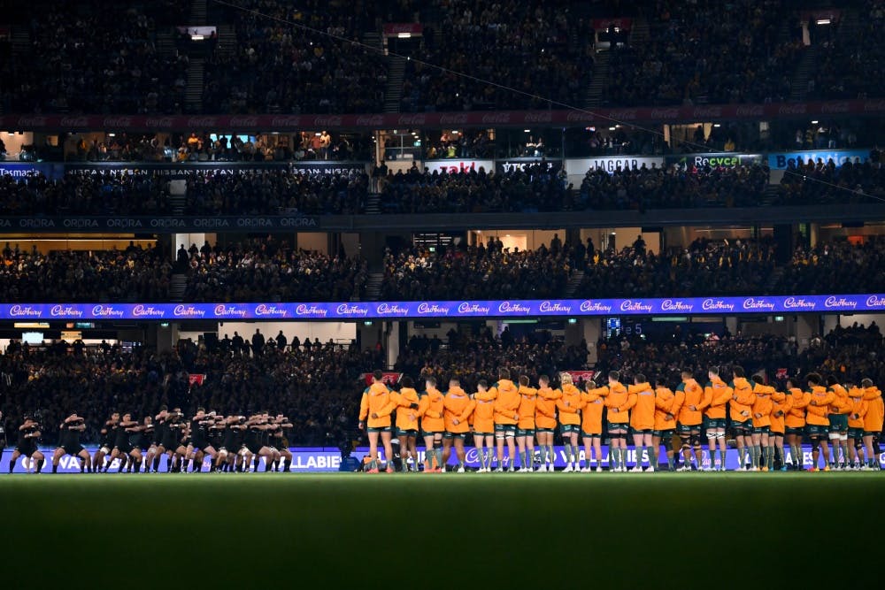 The Bledisloe Cup is up for grabs. Photo: Getty Images