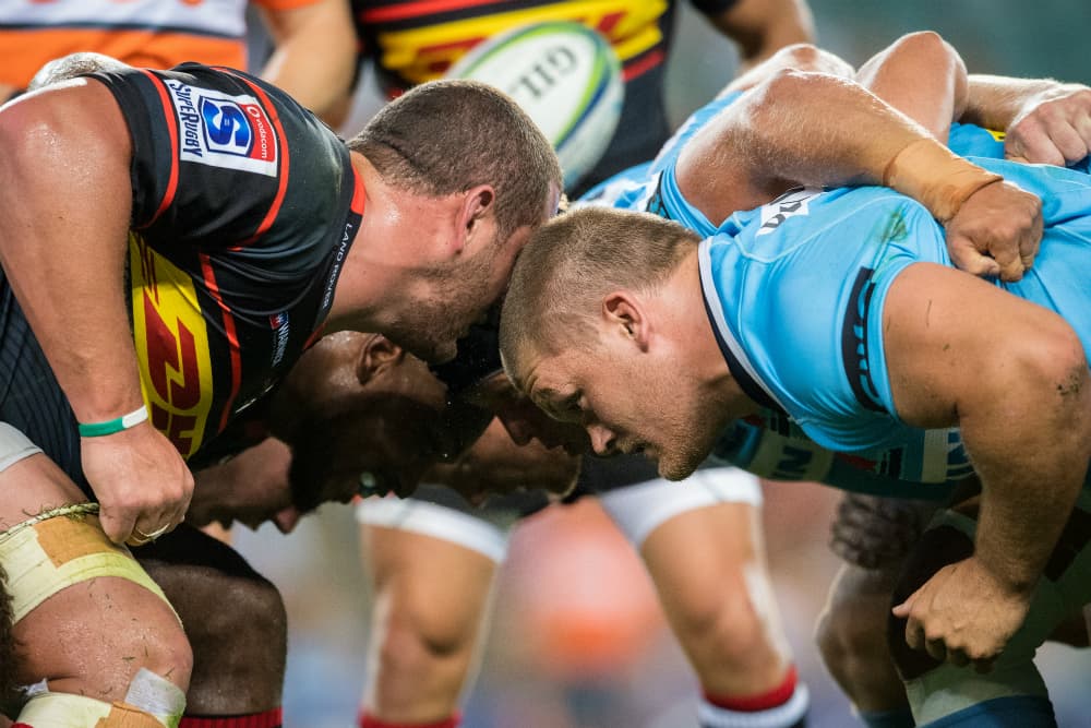 Tom Robertson and the Waratahs will square off with the Jaguares on Sunday morning (AEDT). Photo: RUGBY.com.au/Stuart Walmsley