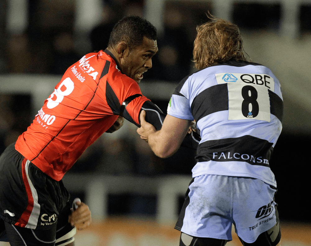 Seva Rokobaro in action for Toulon. Source: AFP