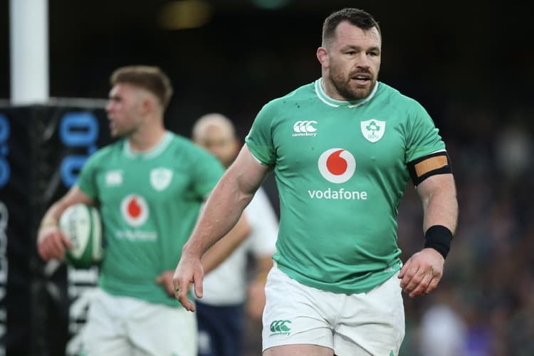 Cian Healy will equal Brian O'Driscoll's record as the most capped Irish player in history. Photo: Getty Images