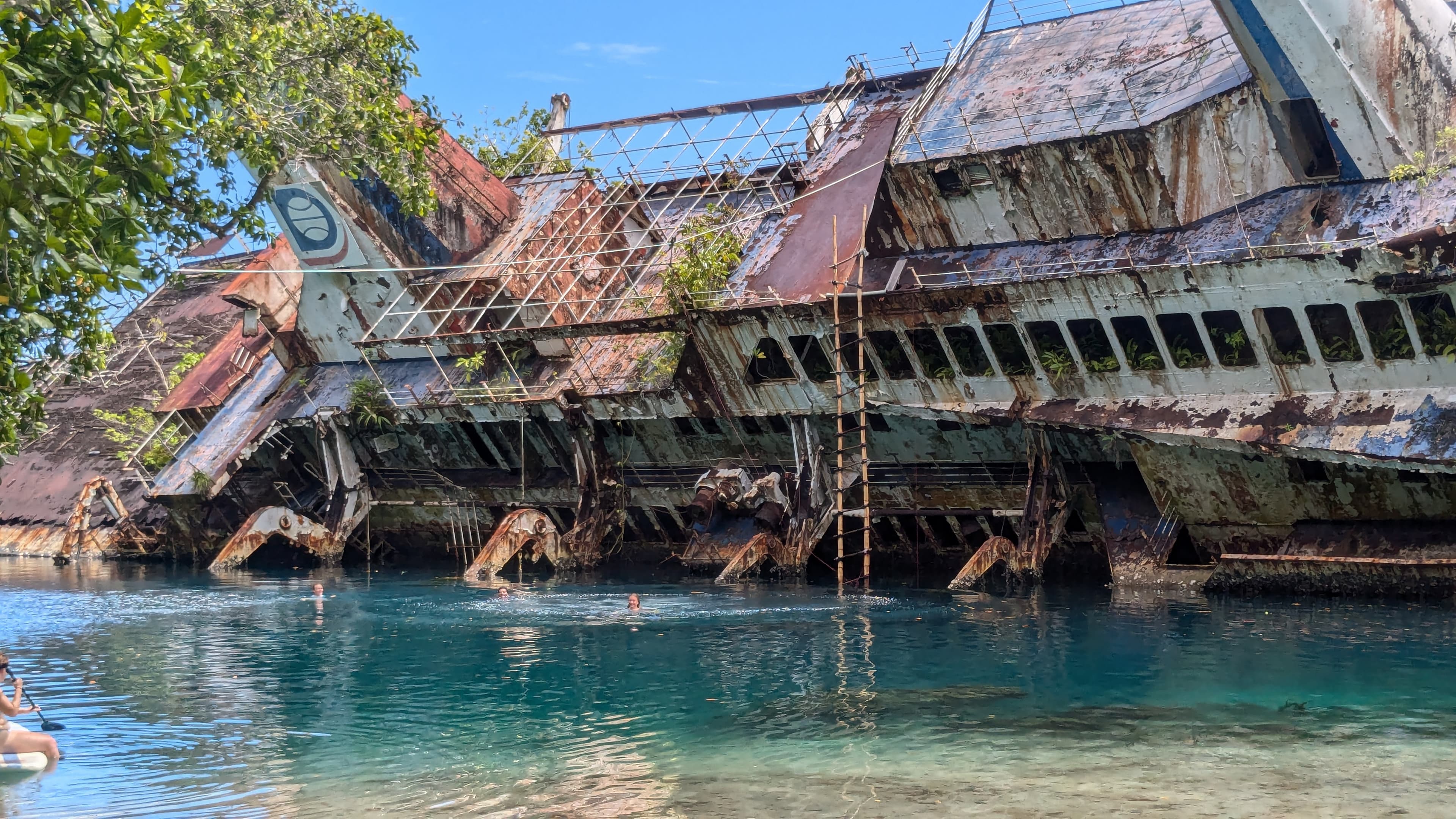 Shipwreck at Roderick Bay