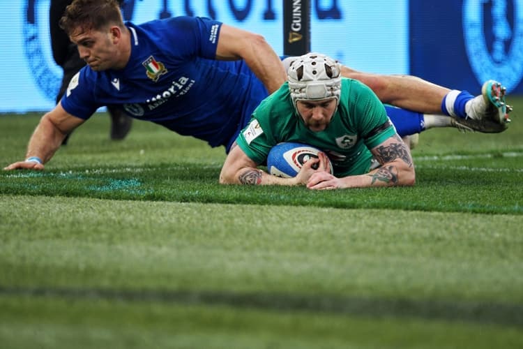 Australian-born Ireland winger Mack Hansen has launched an extraordinary spray after Connacht's 20-12 defeat to Leinster. Photo: Getty Images