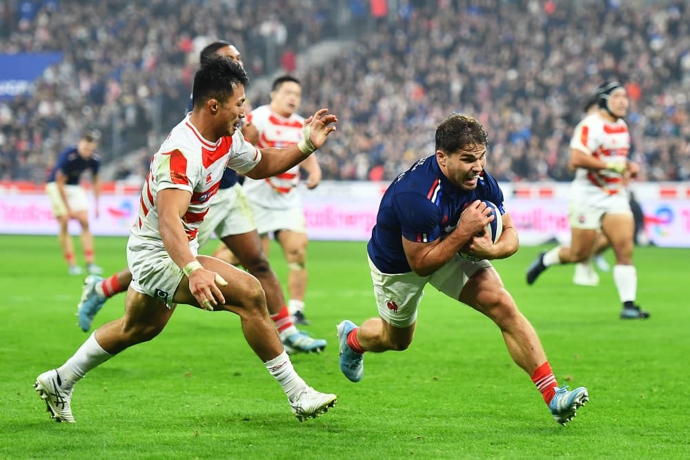 Antoine Dupont and France cruised past Japan. Photo: Getty Images