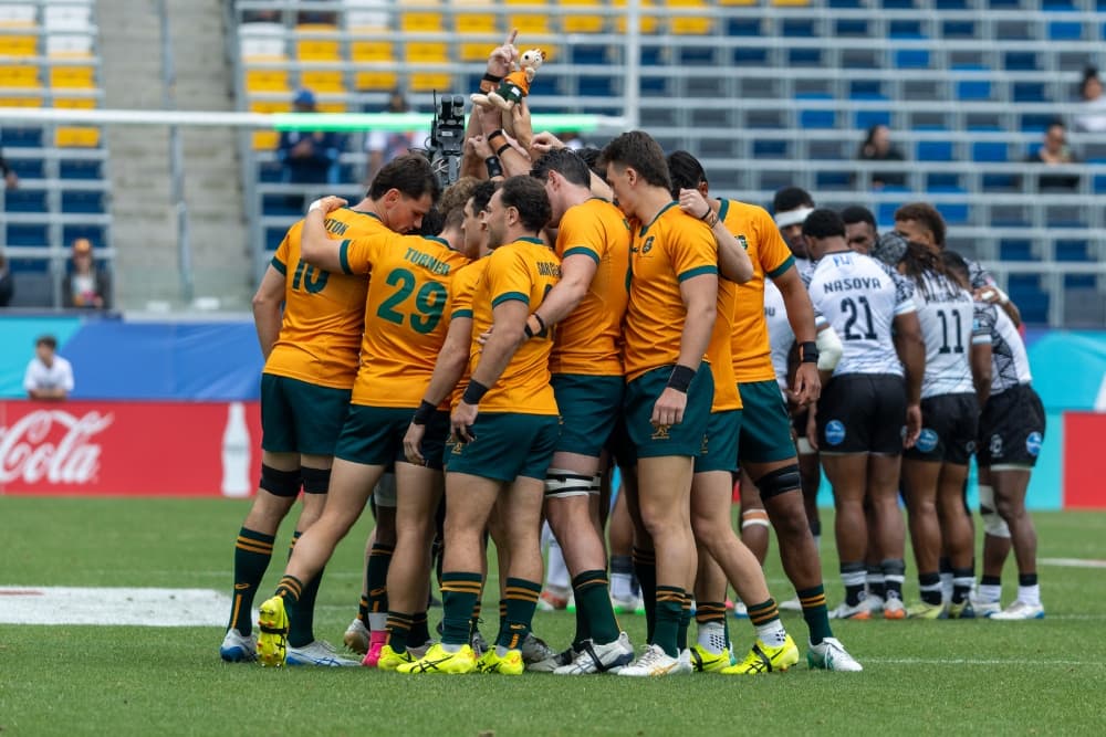 The Australia Sevens side are ready for a new era in Dubai. Photo: World Rugby
