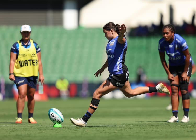 Western Force flyhalf Grace Freeman has signed a national contract with the Wallaroos for 2026. Photo: Getty Images