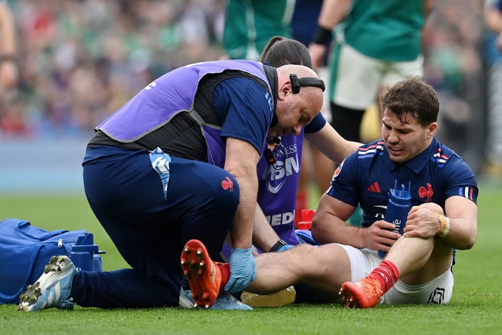 Antoine Dupont is set for significant time on the sidelines after a long-term knee injury. Photo: Getty Images