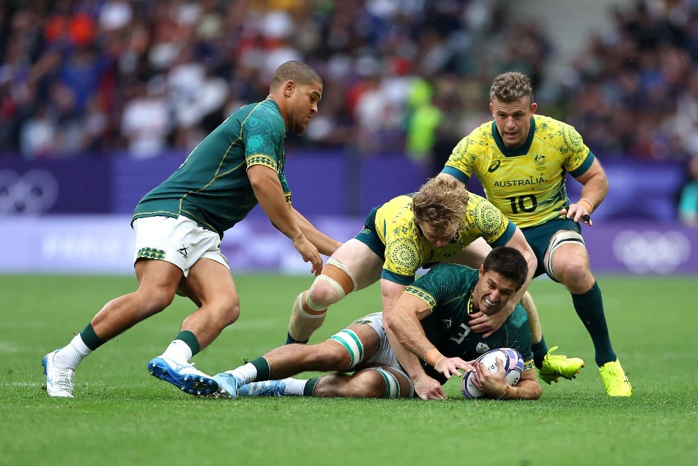 Henry Hutchison is eager to avenge their semi-final defeat against the Blitzboks. Photo: Getty Images