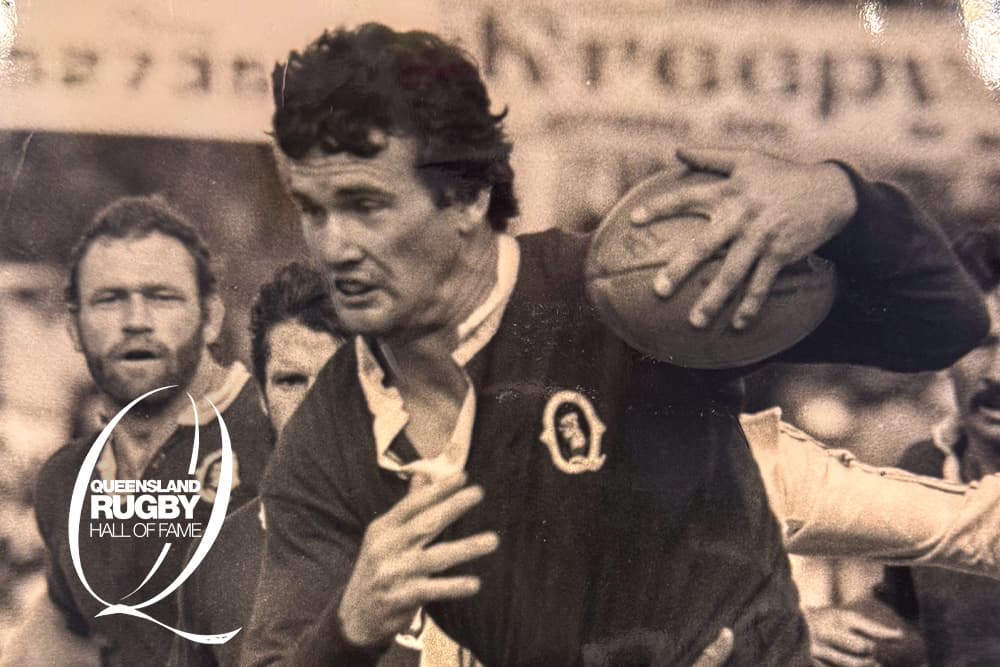 QRU Hall of Fame honour for Brendan Moon. Photo courtesy The Courier-Mail