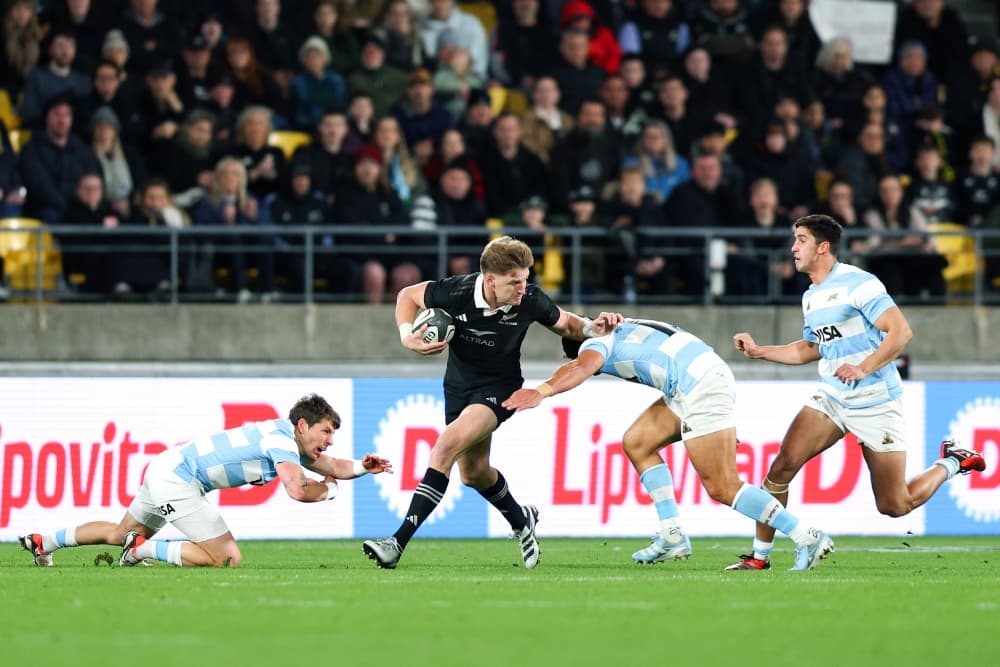 New Zealand centre Jordie Barrett is set for his debut for Champions Cup runners-up Leinster. Photo: Getty Images