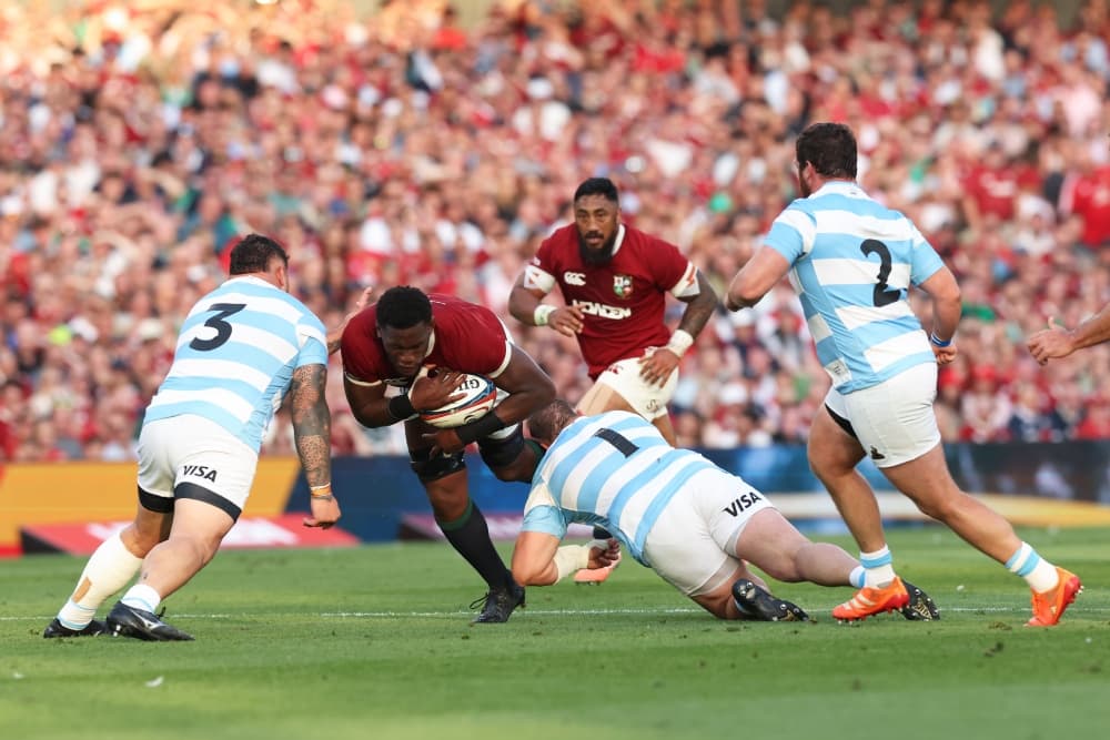 Maro Itoje returns to captain a strong British and Irish Lions team named Monday to face the ACT Brumbies. Photo: Getty Images