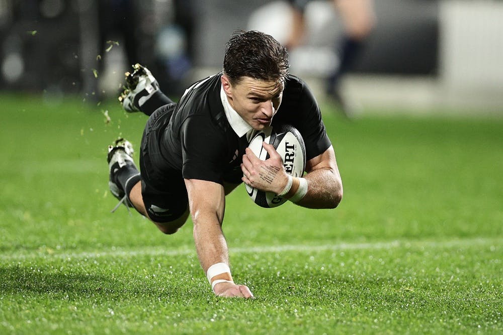 Beauden Barrett returns to the All Blacks starting side for the Bledisloe Cup. Photo: Getty Images