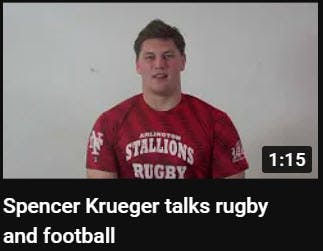 Spencer Krueger talks Rugby and Football