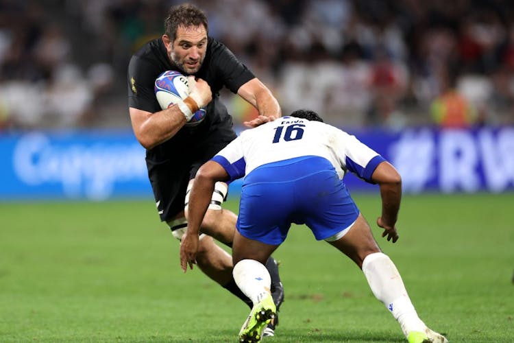 Former New Zealand second-row Sam Whitelock said on Thursday he hopes to find a positive side to last month's Rugby World Cup final defeat. Photo: Getty Images